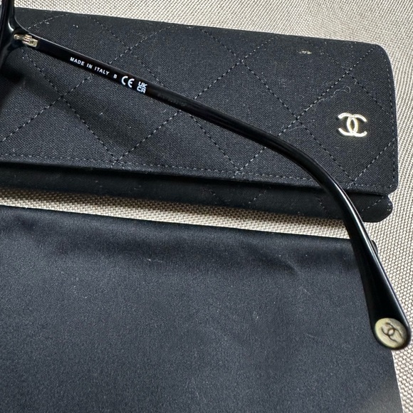 Authentic Chanel Black Eyeglasses - Picture 8 of 11